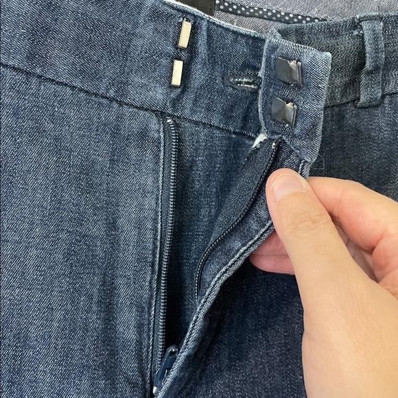 Banana Republic Hampton Fit Cropped Dark Wash Denim Jeans Size 4 (fits up to 8) - Picture 3 of 10